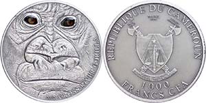 Kamerun  1.000 Francs, 2012, Cross River ... 
