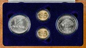 Coins USA  Set to 2 x 5 Dollars Gold and 2 x ... 