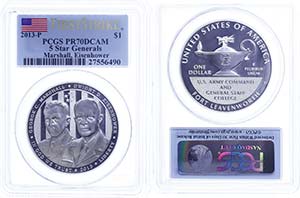 USA  Dollar, 2013, P, 5 Star General ... 