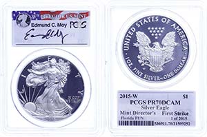 Coins USA  1 Dollar, 2015, W, Silver eagle, ... 