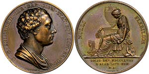 Medallions Foreign before 1900  Bronze medal ... 