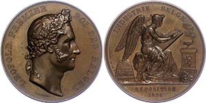 Medaillen Ausland vor 1900  Belgien, Leopold ... 