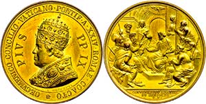 Medaillen Ausland vor 1900  Vatikan, Pius ... 