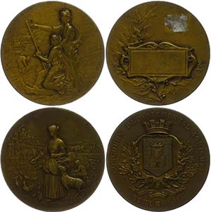 Medallions Foreign after 1900  France, lot ... 