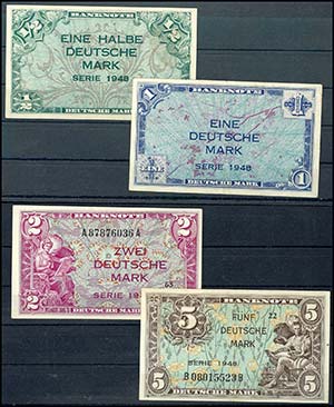 Banknotes of the Bank of the German Länder  ... 