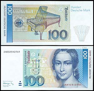 Geldscheine Deutsche Bundesbank  100 ... 