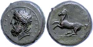 Sicily Syracuse, Æ (20, 11 g), 245-317 BC. ... 