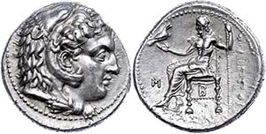 Macedonia Babylon, tetradrachm (17, 18 g), ... 