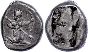 Persia Siglos (4, 55 g), approximate 5th ... 