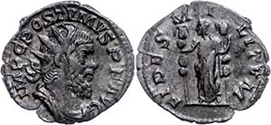 Coins Roman Imperial Period Postumus, ... 
