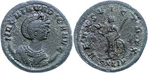 Coins Roman Imperial Period Magnia Urbica, ... 