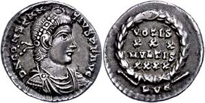 Münzen Römische Kaiserzeit Constantius ... 