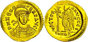 Coins Roman Imperial Period Zeno, 474-491, ... 