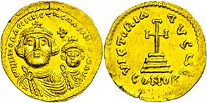 Münzen Byzanz Solidus, Heraclius, 610-641, ... 