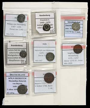 Coins Middle Ages Germany Small lot with in ... 