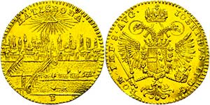 Regensburg Free Imperial City 1 / 2 ducat, ... 