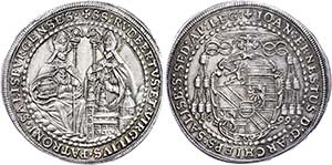 Salzburg Erzbistum 1/2 Taler, 1699, Johann ... 