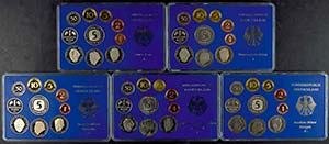 Federal Republic Normal Use Coins Sets 1995, ... 