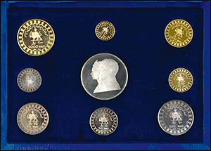 Coins Persia Set to 25, 50, 75, 100 and 200 ... 