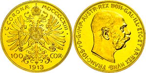 Österreich 1806 - 1918 100 Kronen, 1913, ... 