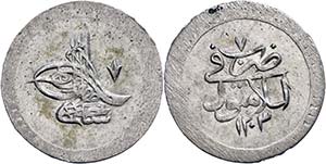 Coins of the Osman Empire 20 para, AH 1203 / ... 