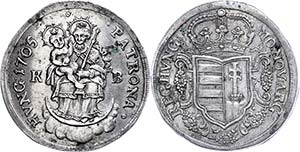 Hungary 1 / 2 thaler, 1705, Hungarian ... 