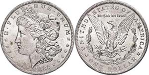 Coins USA 1 Dollar, 1882, New orleans, KM ... 
