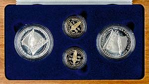 Coins USA Set to 2 x 5 Dollars Gold and 2 x ... 