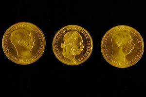 Sammlungen Goldmünzen ÖSTERREICH, 2 x 20 ... 