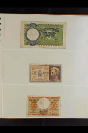 Banknotes German Occupation World War II ... 