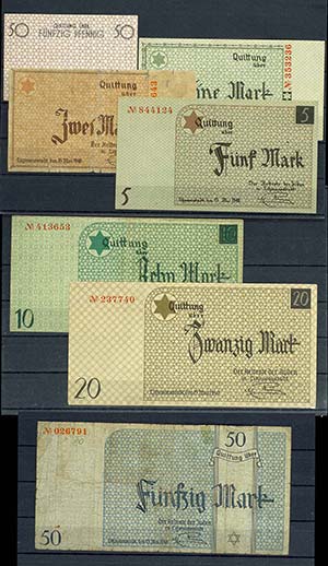 Banknotes German Occupation World War II ... 