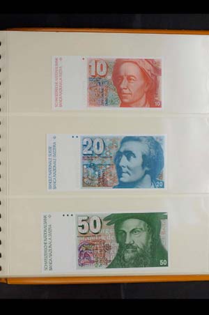 Banknoten Europa Schweiz, ... 