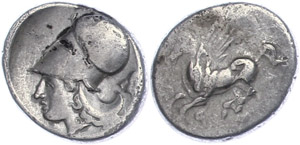 Ancient Greek coins Corinth, stater (8.45g), ... 