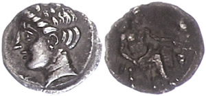 Ancient Greek coins Cilicia, obol (0, 60g), ... 