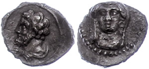 Ancient Greek coins Cilicia, obol (0, 65g), ... 