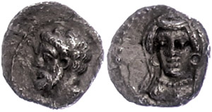 Ancient Greek coins Cilicia, Tarsus?, obol ... 