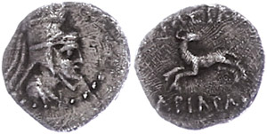 Ancient Greek coins Cappadocia, obol (0, ... 