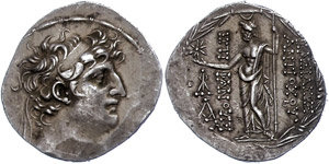 Ancient Greek coins Syria, Antiochus ad ... 