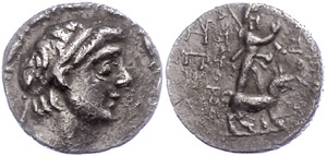 Ancient Greek coins Syria, Taros, drachm ... 
