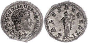 Coins Roman Imperial period Gordian III., ... 