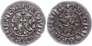 Coins Middle Ages foreign Armenia, tram ... 