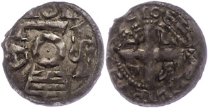 Köln Erzbistum Denar (0,96g),1167-1191, ... 