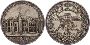 Bremen Memorial thaler, 1864, Memorial ... 
