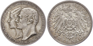 Saxony-Weimar-Eisenach 2 Mark, 1903, Wilhelm ... 