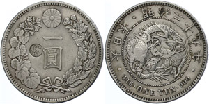 Japan Yen (26,97g), o.J.(1901-1912), ... 