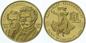 Austria 500 Shilling (7.96g), 1999, fine ... 