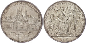 Switzerland 5 Franconia, 1876, confederate ... 