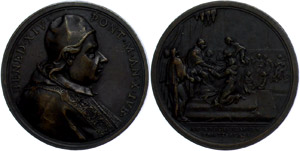 Medaillen Ausland vor 1900 Vatikan, Benedikt ... 