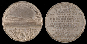 Medallions foreign before 1900 Pewter medal ... 