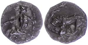 Cilicia Tarus, obol (0, 64 g), 361-334 BC, ... 